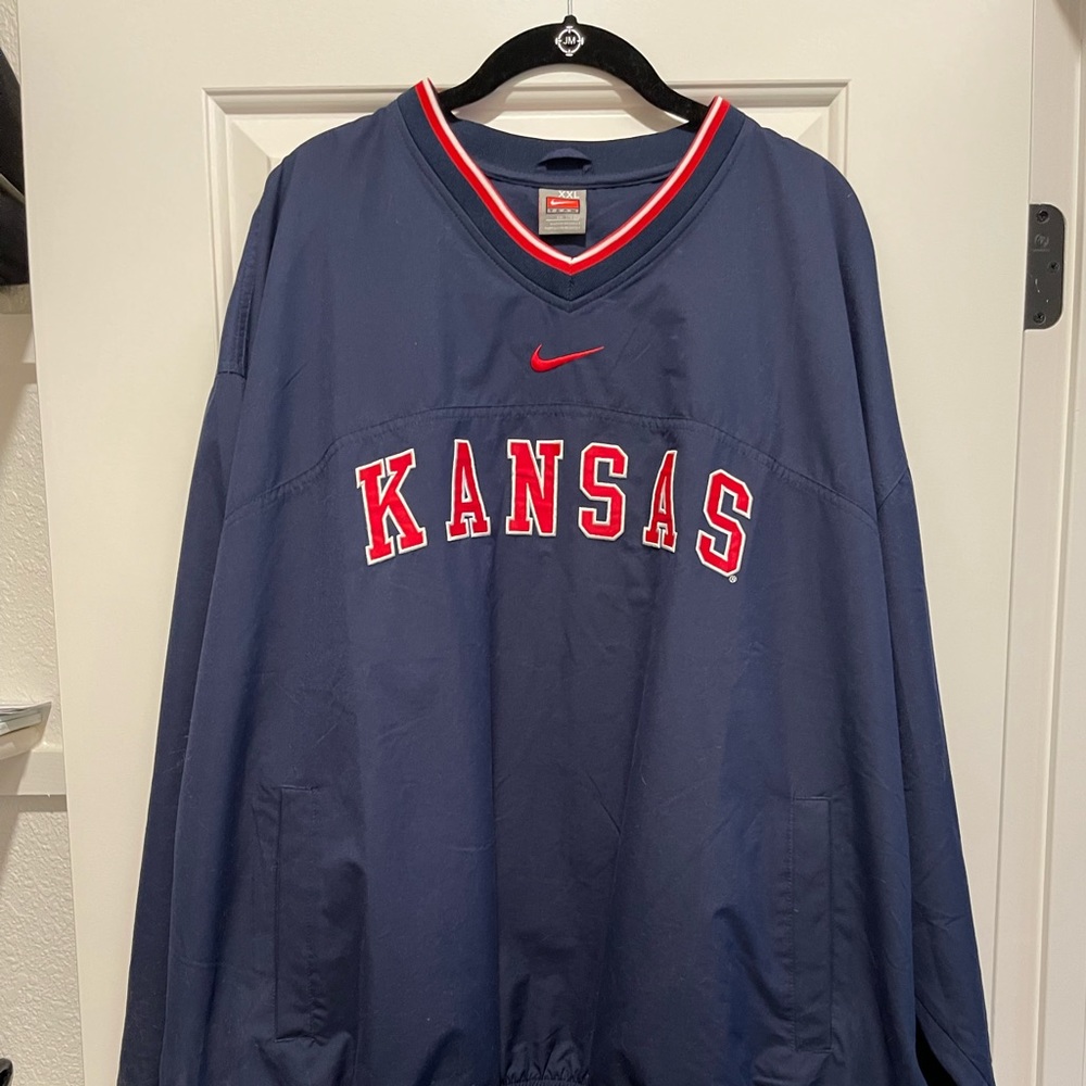 Nike, KU pullover , windbreaker
